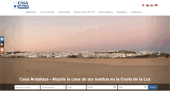 Desktop Screenshot of casa-andaluza.es