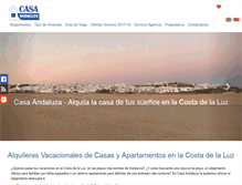 Tablet Screenshot of casa-andaluza.es